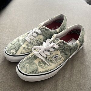 Supreme x vans money low top sneaker